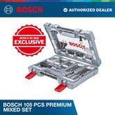 Bosch 105 pcs Premium Mixed Set